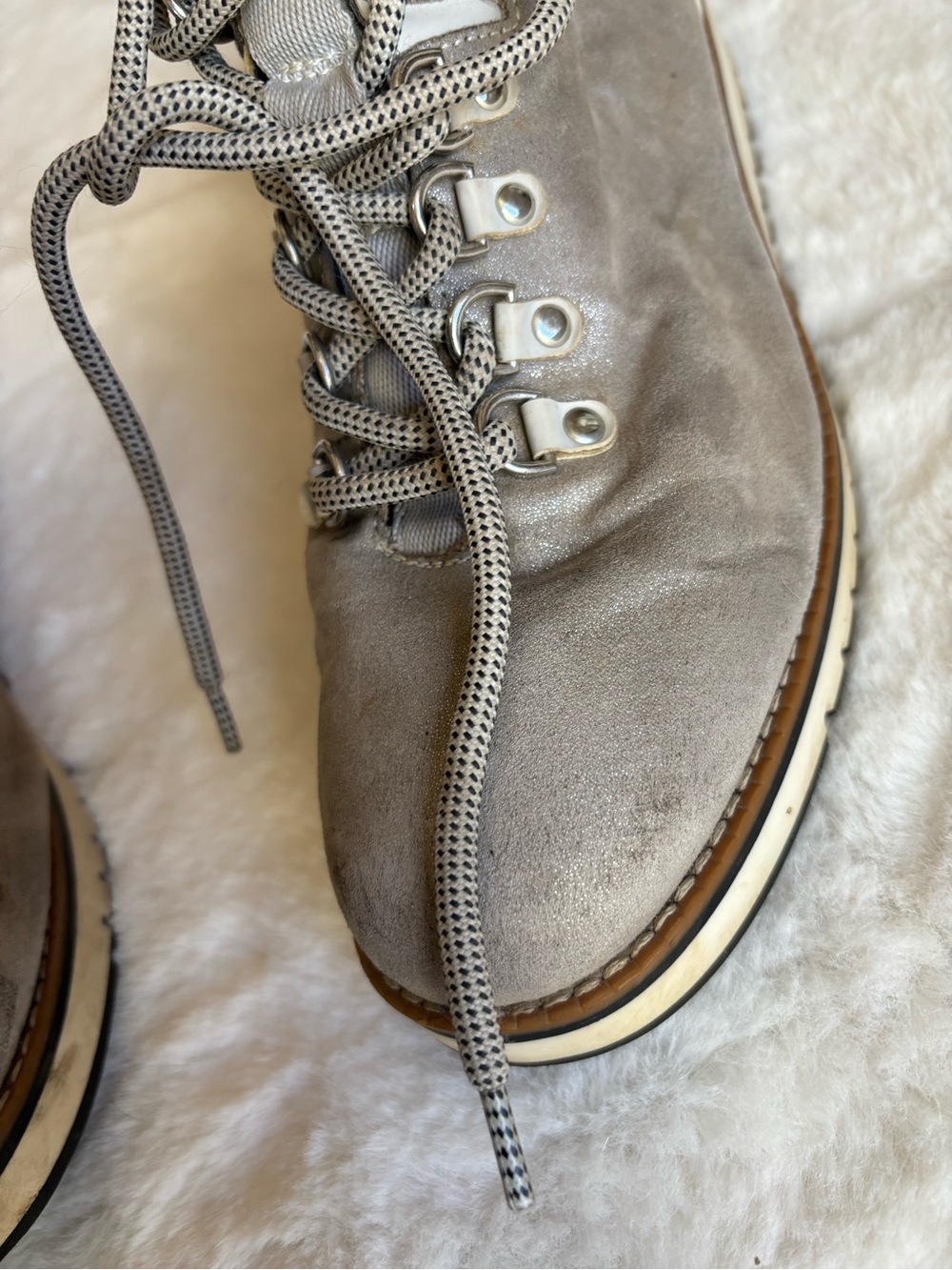 White Mountain Women’s Gray Casual Hiking Boots - Neutral Gray - Picture 12 of 16